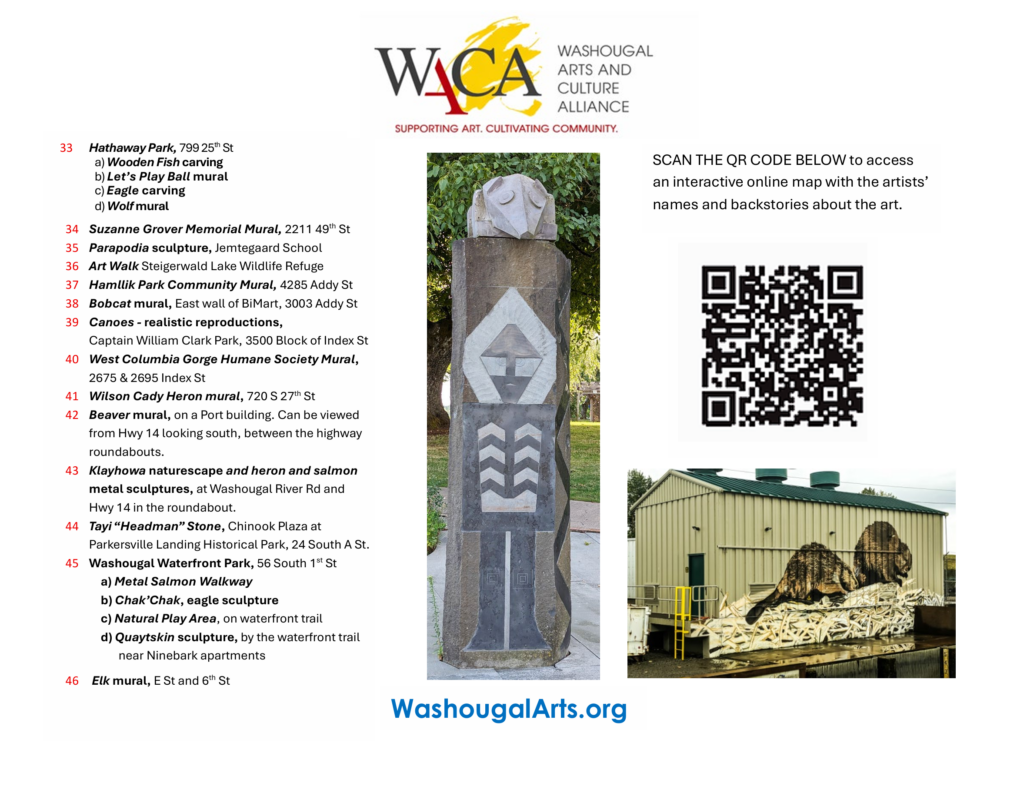 Washougal City Art Map2